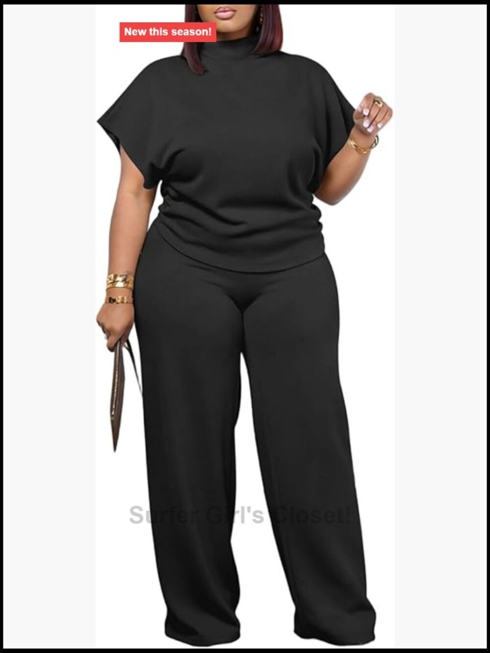 Plus Size Lounge Set 2 Piece Baggy Short Sleeve Top Pants Tracksuit